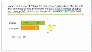 Singapore Math - Primary 4 - Whole Numbers Equal at end