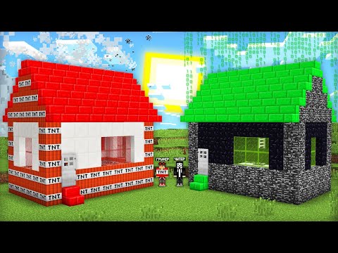 ДОМ ЧИТЕРА ПРОТИВ ДОМ ГРИФЕРА В МАЙНКРАФТ | Компот Minecraft