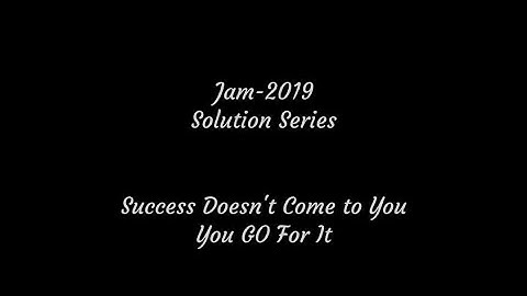 Solution of iit Jam 2019 Maths