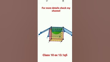 surface area and volume Class 10|class 10 ex13.1 q5 |#maths #class10 #ncert #shorts #mensuration