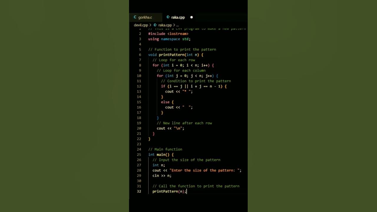 🔥🔥🔥| insane 🤓😎🤔pattern making | programming in c++ | c++ code | # ...