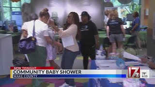 Community baby shower in Wake County helps expectant moms