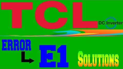 Tcl invelter ac error code E1 Faults and solutions Urdu/Hindi