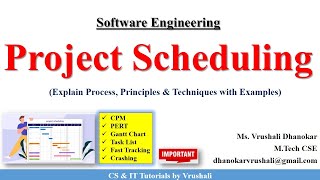 SE 30: Project Scheduling | Process, Principles & Techniques with Examples screenshot 3