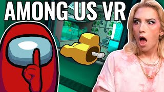 Backstabs and Betrayals | Our first time in Among Us VR