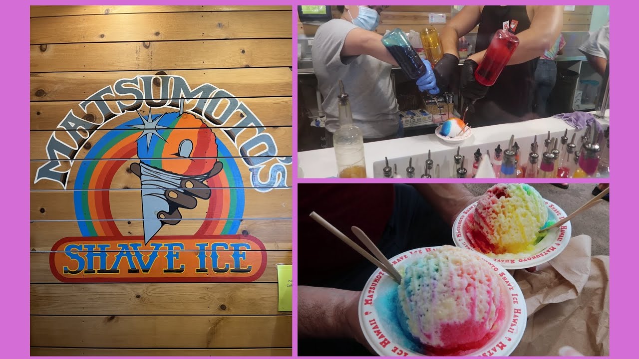 Matsumoto’s Shave Ice Hawaiian & Rainbow Review YouTube