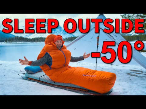 How to Sleep Warm Outdoors in EXTREME COLD // Winter Camping Sleep System