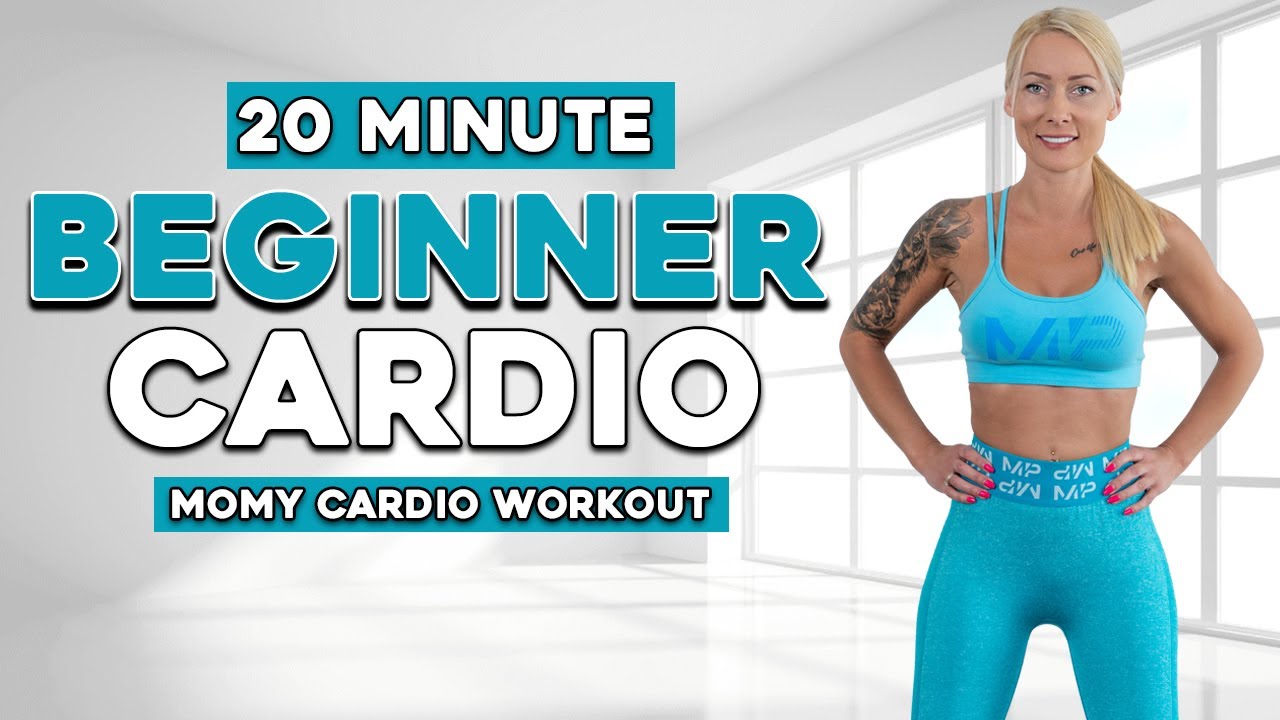 20 MIN BEGINNER At Home Hiit Cardio Walking Workout Knee Friendly No ...