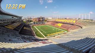 Time Lapse: 24 Hours of #GopherGameDay