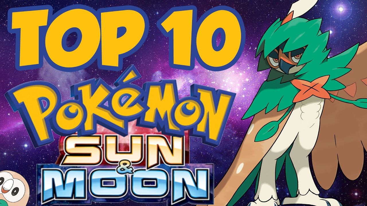 Top 10 pokemons mais fortes em sun e moon