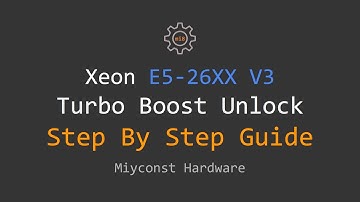 🇬🇧 Xeon E5-2600 V3 Turbo Boost Frequency Unlock – Detailed step by step guide