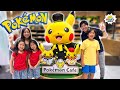 Ryan&#39;s Family meets Pikachu at Pokemon Center and Cafe