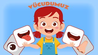 Vücudumuz Şarkısı - Mükemmel Türkçe Eğitici Vücudu Öğreten Çocuk Şarkısı (Bebek Müziği) Resimi