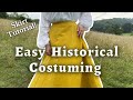 Easiest Walking Skirt Ever? Modern Sewing for Historical Costuming