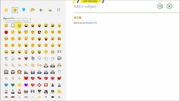 Metro App Tip #5: How to insert emoticons in Windows 8 Mail