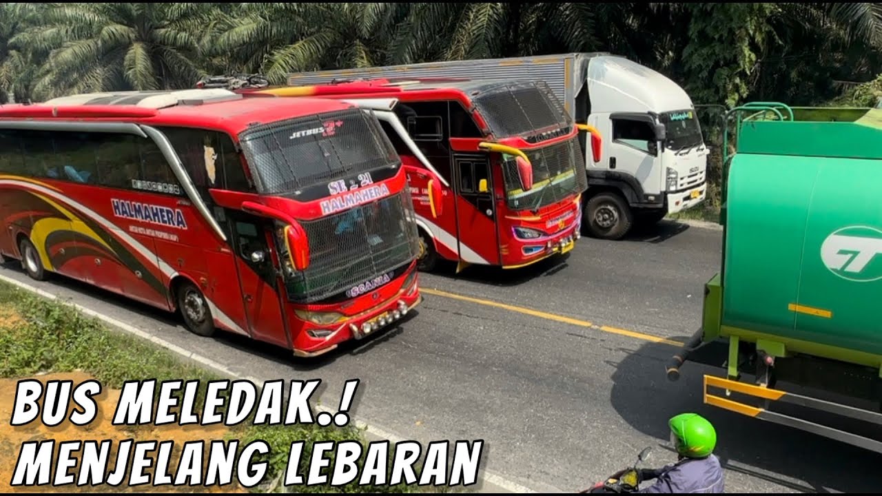 Bus Meledak Meletup Di Jalinsum Menjelang Lebaran Idul Fitri 1444 H