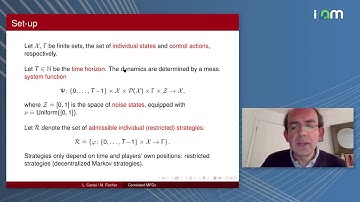 Luciano Campi: "Correlated equilibria and mean-field games"