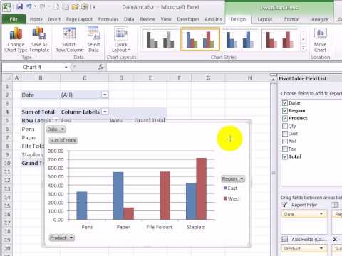 Filter Chart Excel