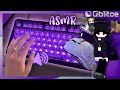 Solo Bedwars Keyboard + Mouse Sounds ASMR with Handcam