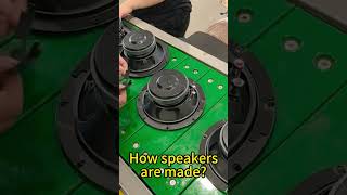 How speakers are made? #2024 #automobile #speaker #subwoofer #dj #youtubeshorts #machine #bass #diy