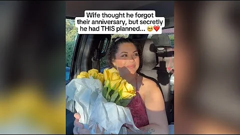 Wife thought he FORGOT their anniversary, but secretly he had THIS planned…