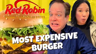 We Ate the Most EXPENSIVE Burgers at Red Robin 🍔