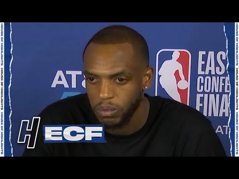 Khris Middleton Postgame Interview - Game 3 ECF  - Bucks vs Hawks | 2021 NBA Playoffs