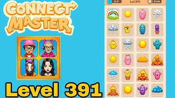 Connect master match puzzle level 391 solution walkthrough 