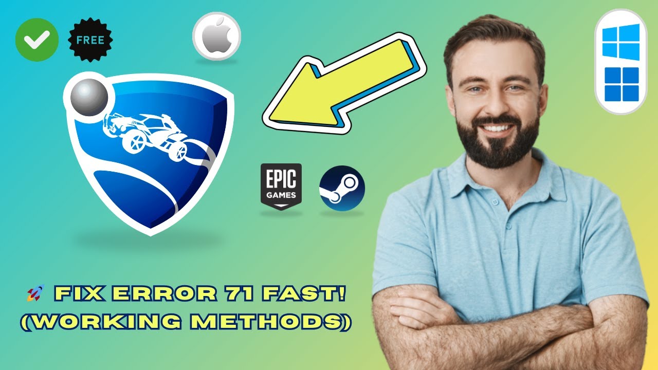 How to Fix Rocket League Error Code 71 (Fast & Easy 2025)