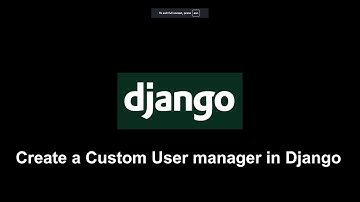 Create Custom User Manager