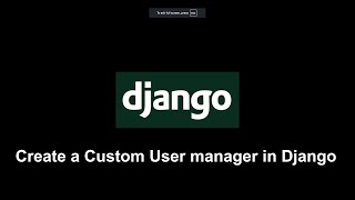 Create Custom User Manager