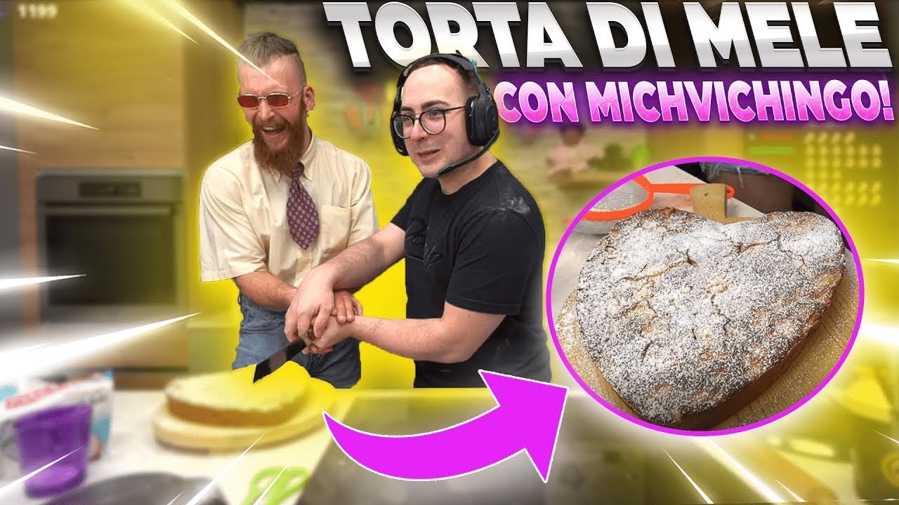 LA TORTA DI MELE CON MICHVICHINGO CUCINA PELVICA🪓🥧