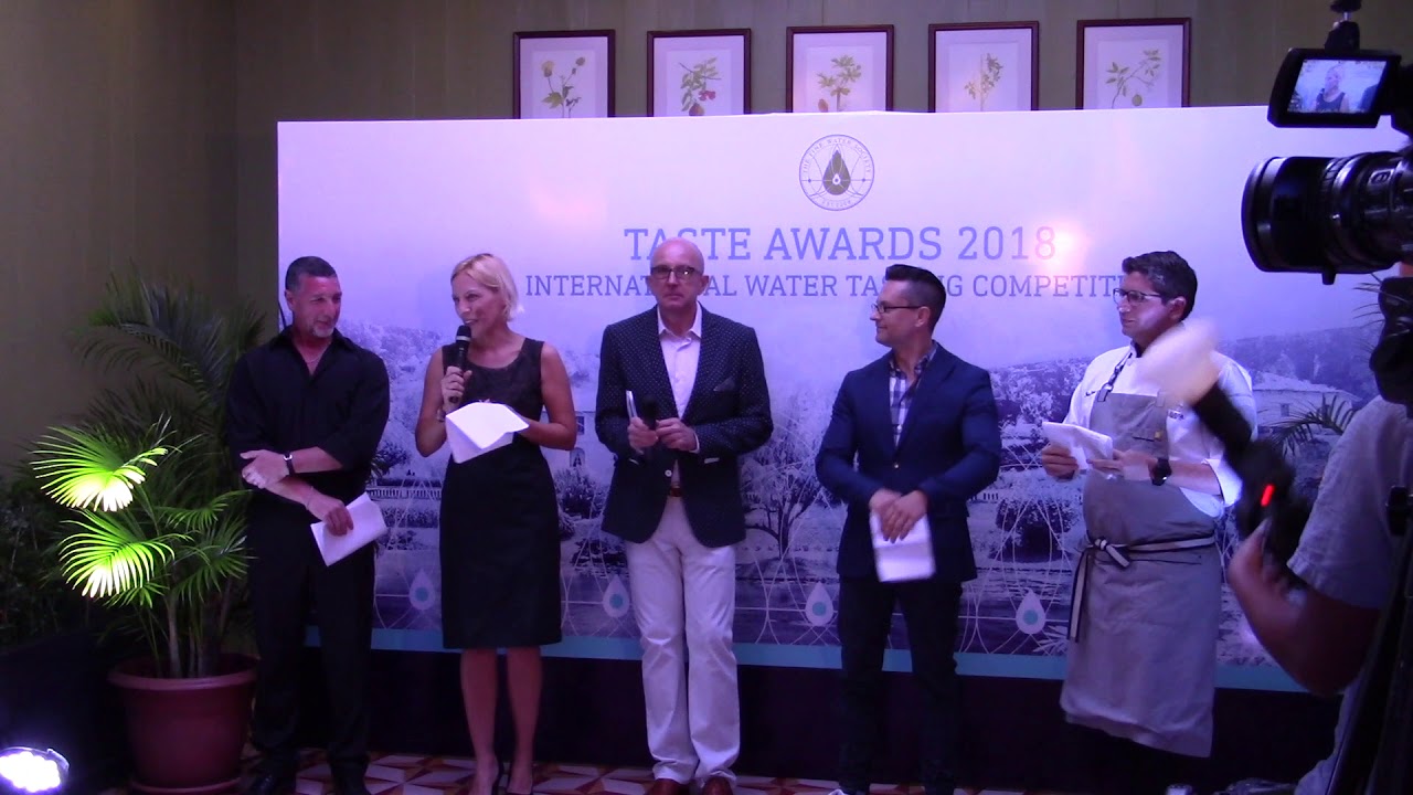 The Fine Water Taste Award Ceremony 2018 - Here are the winners!