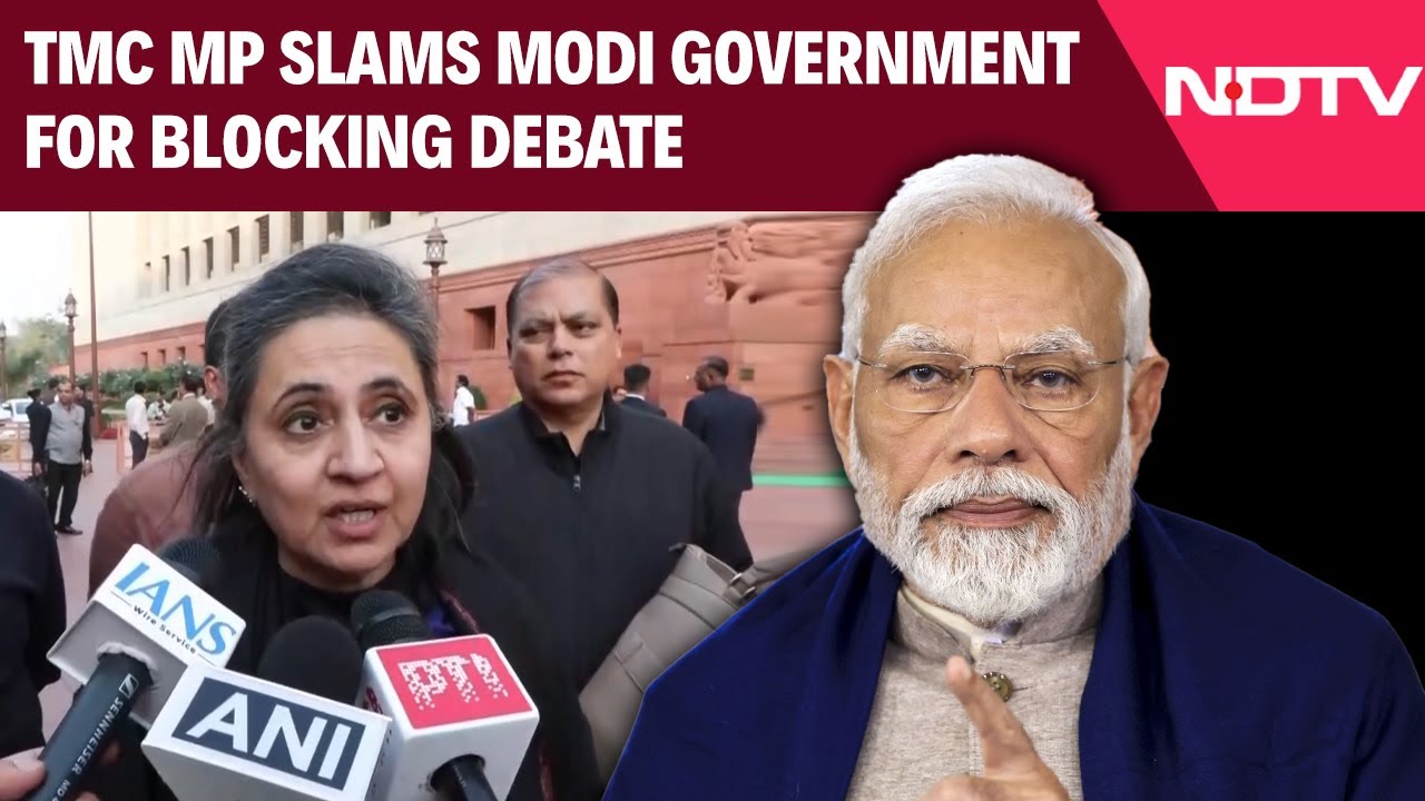 Parliament Session | TMC MP Slams Modi Govt For Blocking Debate On Electoral Reforms & BLO Deaths