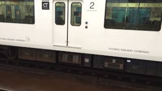 筑肥線 305系W2 PMSM音 唐津駅出発 西唐津行き