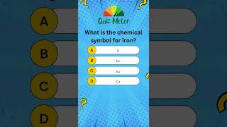 What is the chemical symbol for iron?