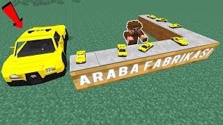 FAKİR ARABA FABRİKASI YAPTIRIYOR! 😱 - Minecraft