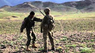 Hand grenades with Afghan soldiers