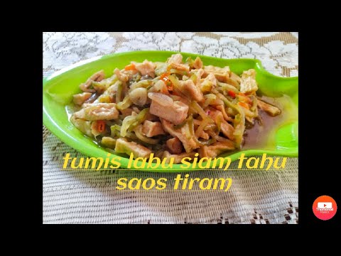Resep Tumis Labu Siam Tahu Saus Tiram