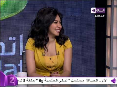 الملاعب اليوم النجمة ميرهان حسين بحب الأهلي و الزمالك و الشناوي حارس مصر الأول