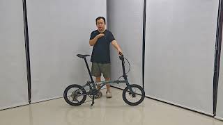 Java Neo 3, 16 inch, Cement Grey, with carbon fork 