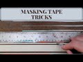 Using Masking Tape For Curves in Painting