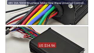 48V 20A 500W Brushless Motor Sine Wave Universal Controller TF-100 ... — Top Rated 2026 | Buy Now!
