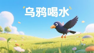 The Thirsty Crow 🐦 | Kids Moral Story | 乌鸦喝水故事动画