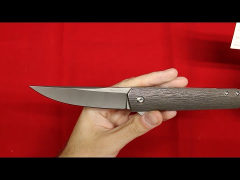 Burnley Custom Kwaiken Framelock: Woodgrain Pattern