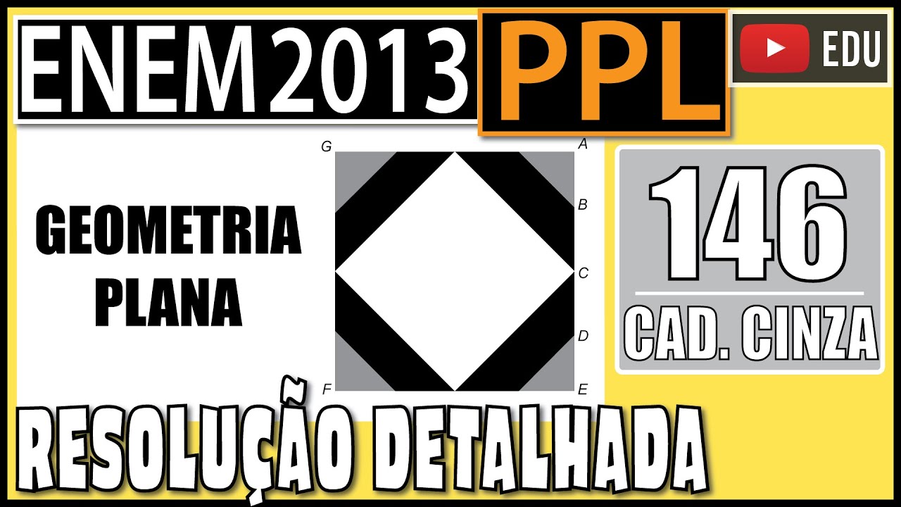 [ENEM 2013 PPL] 146 📓 GEOMETRIA PLANA A logomarca de uma empresa de computação é um quadrado