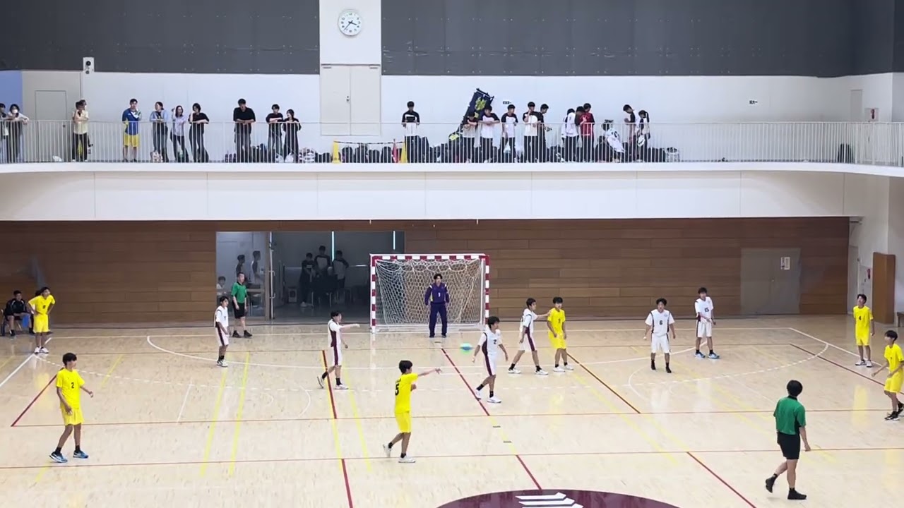 東京都高等学校ハンドボール春季大会　早稲田実業vs錦城　後半