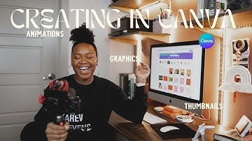 Canva Tutorial: How To Make Thumbnails & Youtube Animations | Being Marrica