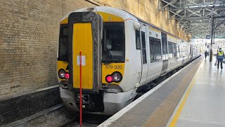 Journey On The Great Northern Class 379020 From London Kings Cross Towards Potters Bar