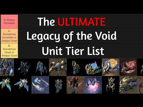 The ULTIMATE Legacy of the Void Unit Tier List